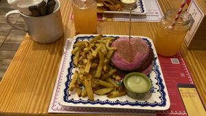 Main dish  at Bira dos Namorados in Braga