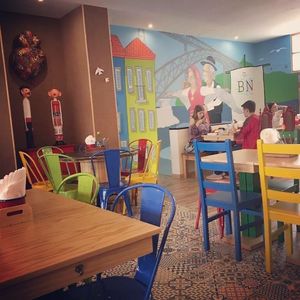 Interior (from social media) at Bira dos Namorados in Braga