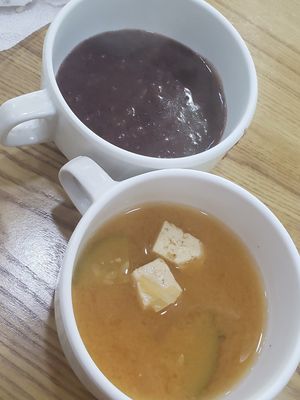 Soup n dessert at Sangrokwon Chaesikdang in Seoul