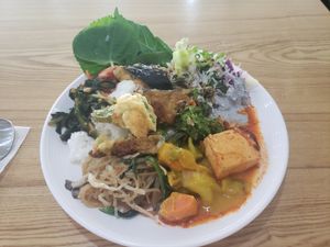 I have 2 plates at Sangrokwon Chaesikdang in Seoul