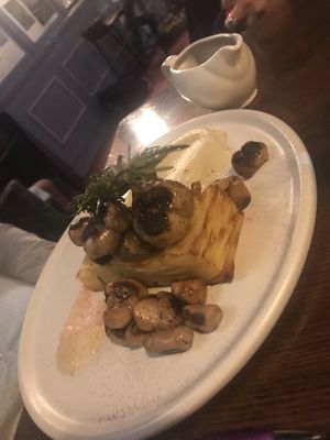 Even with a separate gravy boat  at The Apple Tree in London