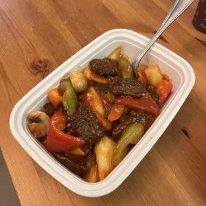 E124 Sweet & Sour Soy Beef  at Zen Gardens - Guelph in Guelph