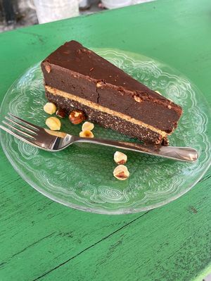 Choco hazelnut cake at Poslasticarnica Suma in Belgrade