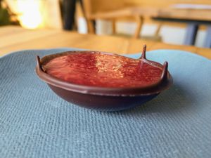 'Bug' (bubica) with raspberry and nut cream at Poslasticarnica Suma in Belgrade