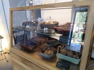 All of the cakes on this side are vegan according to staff at Poslasticarnica Suma in Belgrade