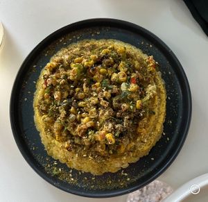 (Don’t remember the name) crispy rice appetizer  at Comune in Columbus