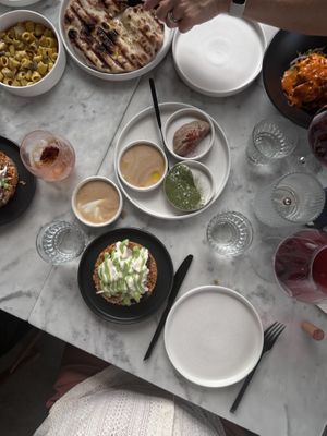 Our feast   at Comune in Columbus