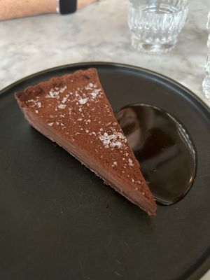 Chocolate “cheese” cakee  at Comune in Columbus