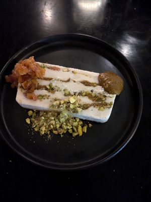 Coconut semifreddo at Comune in Columbus