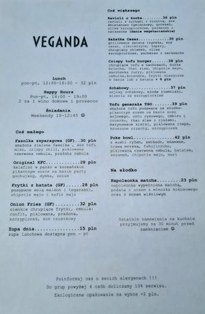  at Veganda in Warsaw