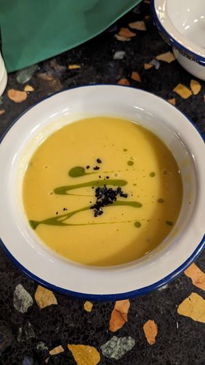 Zupa Cytrynowa at Veganda in Warsaw