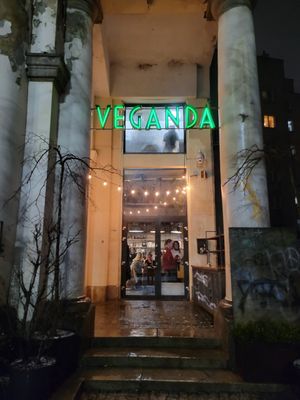 Entrance at Veganda in Warsaw