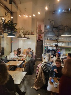 Inside at Veganda in Warsaw