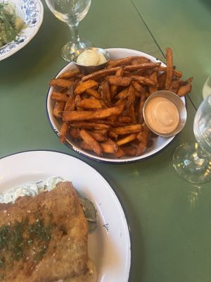 sweet potato fries   at Veganda in Warsaw