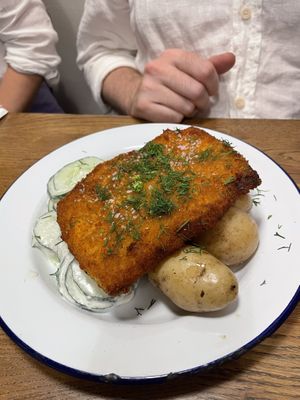 Schnitzel  at Veganda in Warsaw