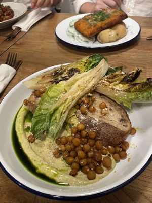 Caesar salad  at Veganda in Warsaw