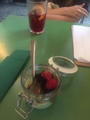 desserts at Veganda in Warsaw