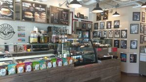 Bar at Bagelstein in Geneva