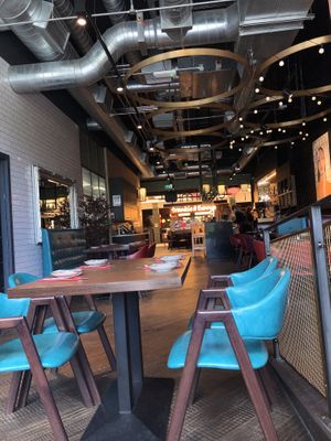 fairly bland decor at Umai Mi in Newcastle Upon Tyne