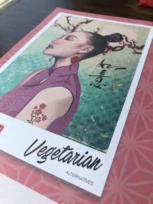 veggie and vegan menus available  at Umai Mi in Newcastle Upon Tyne