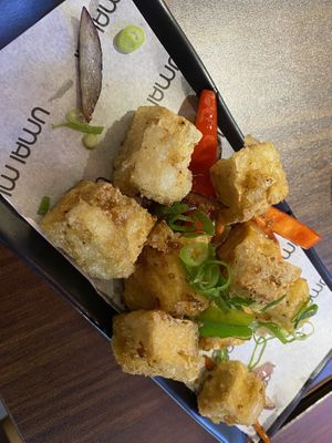 Salt and pepper tofu   at Umai Mi in Newcastle Upon Tyne