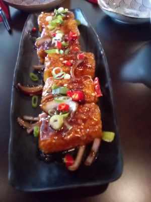 Tofu made tasty. at Umai Mi in Newcastle Upon Tyne