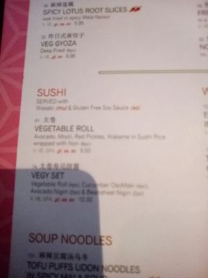 Sushi at Umai Mi in Newcastle Upon Tyne