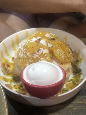 Pancakes  at Hammock Juice Station in Barcelona