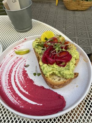 Avocado toast 🥑  at Hammock Juice Station in Barcelona