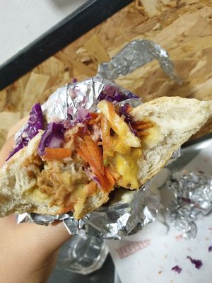 Absolutely massive for 8.50! Pepito sub at Take A Veg in Dublin