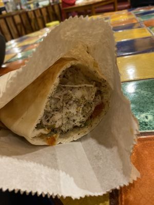 Falafel wrap  at Za'atar in Bellingen