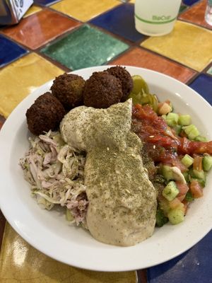Falafel bowl  at Za'atar in Bellingen