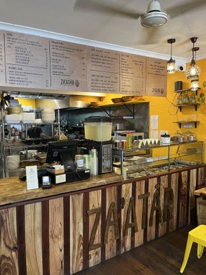 Counter  at Za'atar in Bellingen