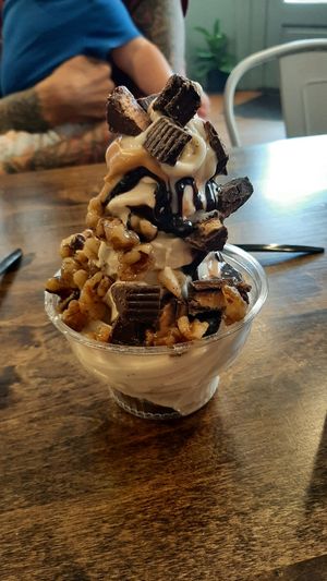 Peanut butter cup sundae at VegOut in Bethlehem