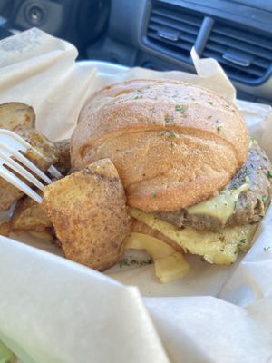 Sausage Just Egg & Cheese Sandwich!  at VegOut in Bethlehem