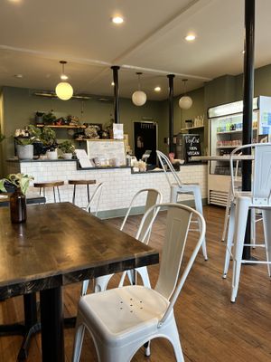 Inside restaurant   at VegOut in Bethlehem