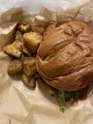 BBQ Ranch Beyond Burger  at VegOut in Bethlehem