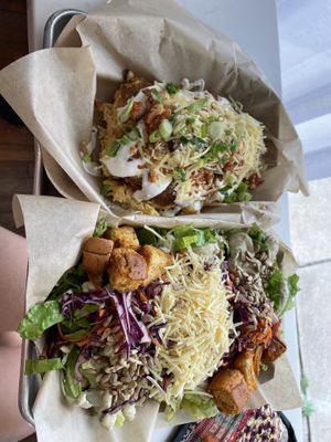 Caesar and loaded Mac   at VegOut in Bethlehem