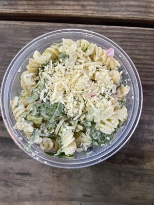 Kale cesar pasta salad   at VegOut in Bethlehem
