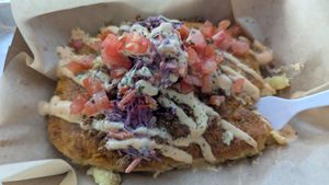 Taco Mac and cheese at VegOut in Bethlehem