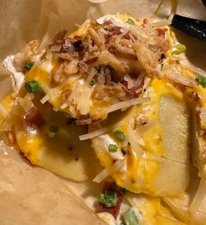 Loaded pierogis #Veganuary at VegOut in Bethlehem