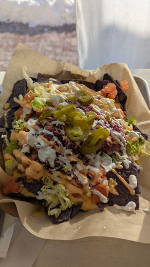 Nachos at VegOut in Bethlehem