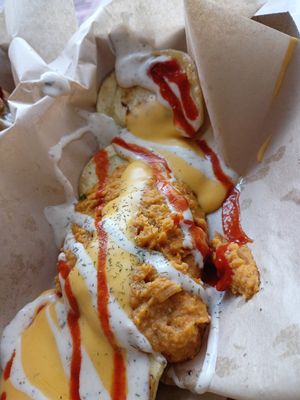 Buffalo Pierogis at VegOut in Bethlehem