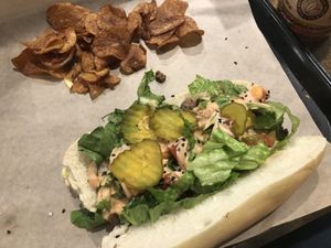 B mac impossible burger at VegOut in Bethlehem