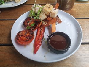 Vegan volcano breakfast at 63 Degrees in Geelong West