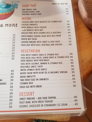 Tofu with chilli and lemon grass is delicious at Choi Oi in Phan Thiet