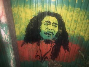 Bob Marley tunes at Reggae Bar and Restaurant in Banlung