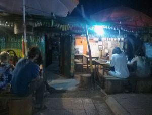 Evening  at Reggae Bar and Restaurant in Banlung