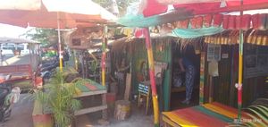 The bar  at Reggae Bar and Restaurant in Banlung