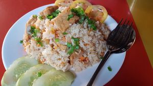 Vegan Fried Rice at Reggae Bar and Restaurant in Banlung